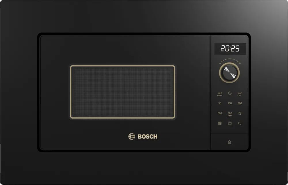 Bosch BEL623MY3 Serie 2 Ankastre Mikrodalga NeoKlasik, Siyah