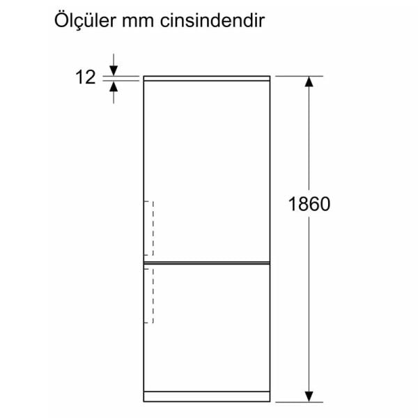 Bosch KGP76AWC0N Serie 8 Alttan Donduruculu Buzdolabı