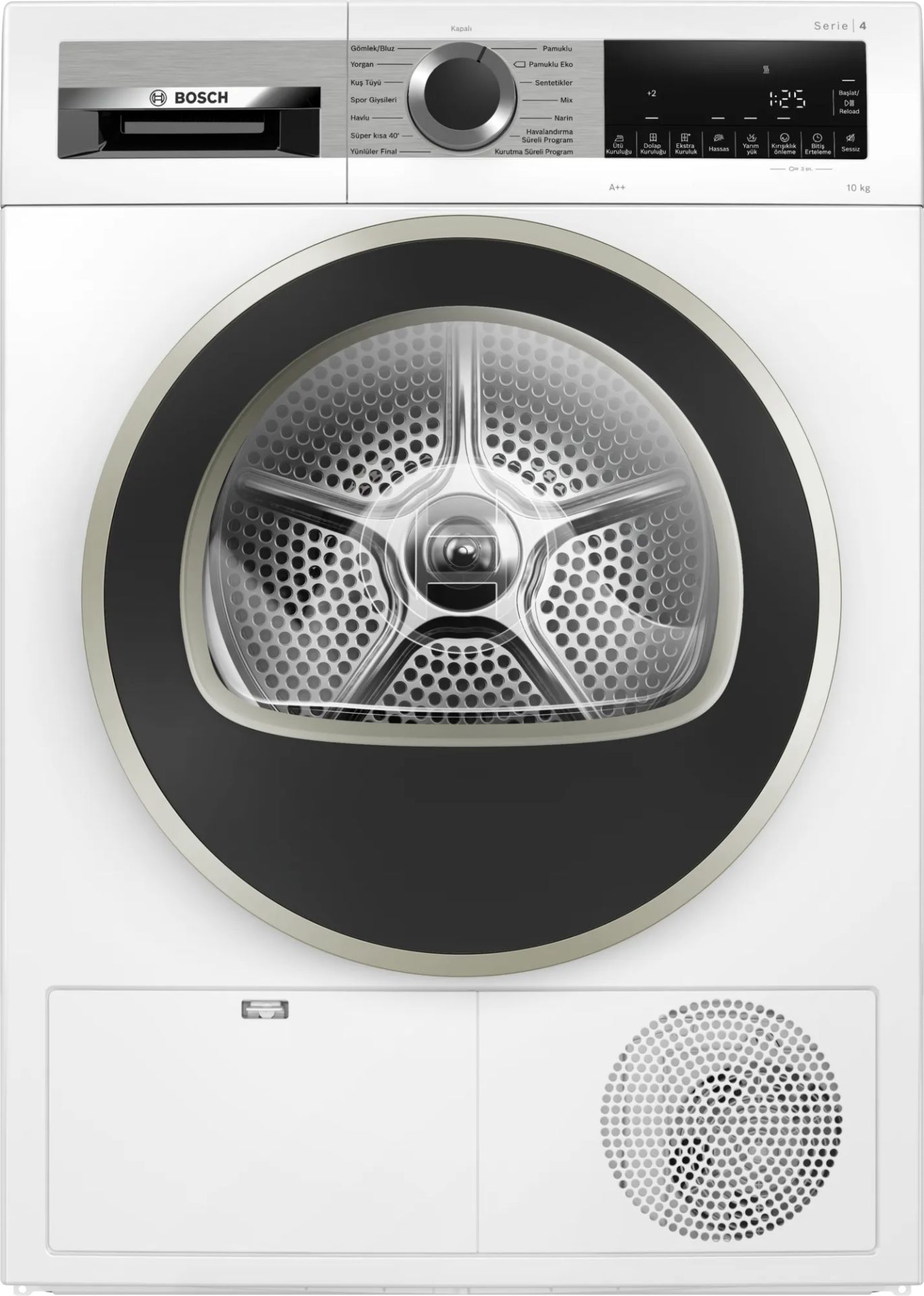 Bosch WQG25100TR Serie 4 Isı Pompalı Kurutma Makinesi