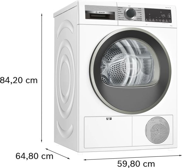 Bosch WQG25100TR Serie 4 Isı Pompalı Kurutma Makinesi