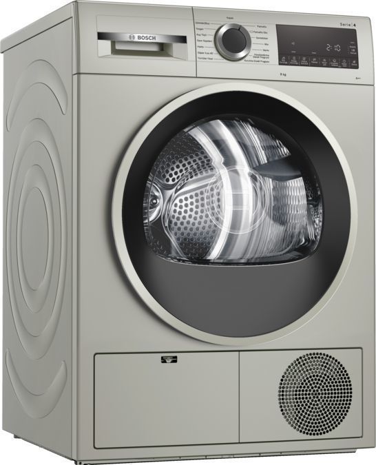 Bosch WQG2410TTR  9 kg Inox Çamaşır Kurutma Makinası