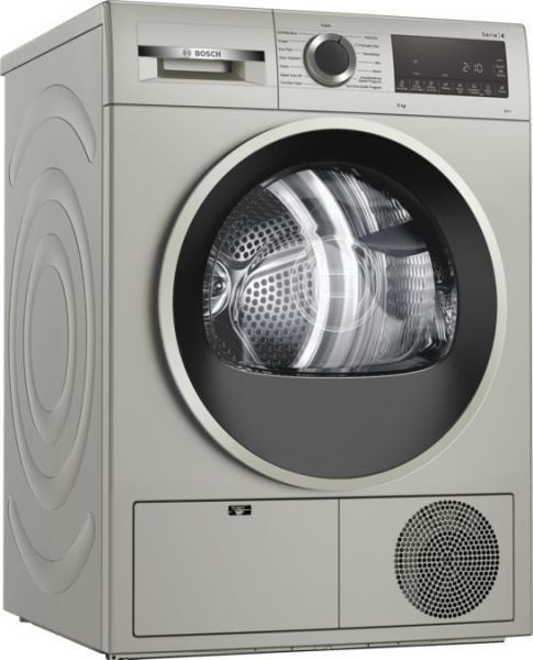 Bosch WQG2410TTR  9 kg Inox Çamaşır Kurutma Makinası