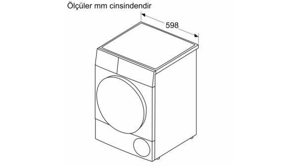 Bosch WTH22200TR Serie 4 Isı Pompalı Kurutma Makinesi 8 kg