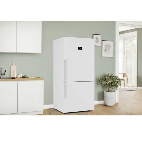 Bosch KGP86FWC0N Serie 8 Alttan Donduruculu Buzdolabı 186 x 86 cm Beyaz, Total No Frost