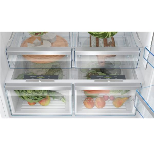 Bosch KGP86FWC0N Serie 8 Alttan Donduruculu Buzdolabı 186 x 86 cm Beyaz, Total No Frost