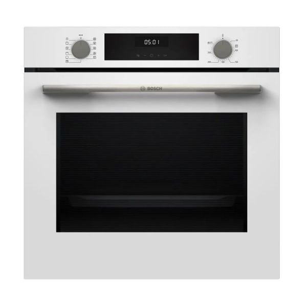 Bosch HUA717BV0T Serie 4 Buhar Destekli Ankastre Fırın 60 x 60 cm Beyaz