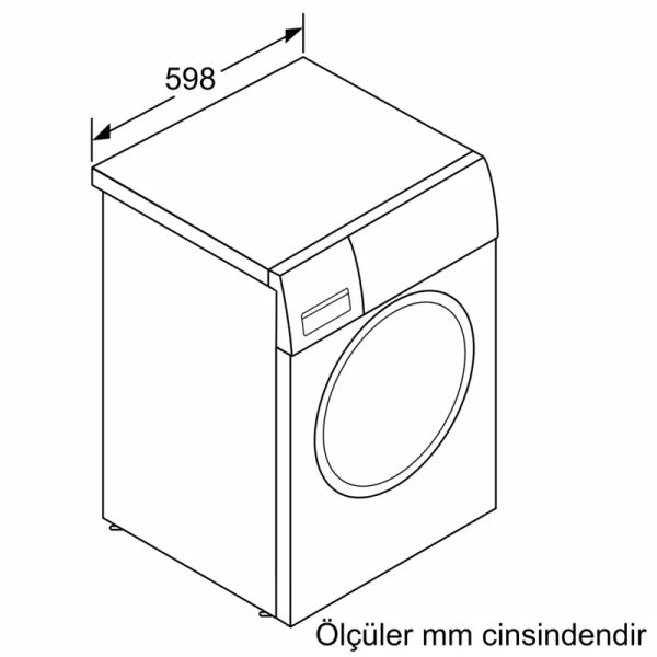 Bosch WGK242Z0TR Serie 6 Çamaşır Makinesi 9 kg maks. 1200 dev./dak.
