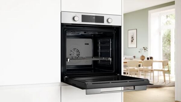 Bosch HUA736EV0T 76 Lt Buhar Destekli Beyaz Ankastre Fırın