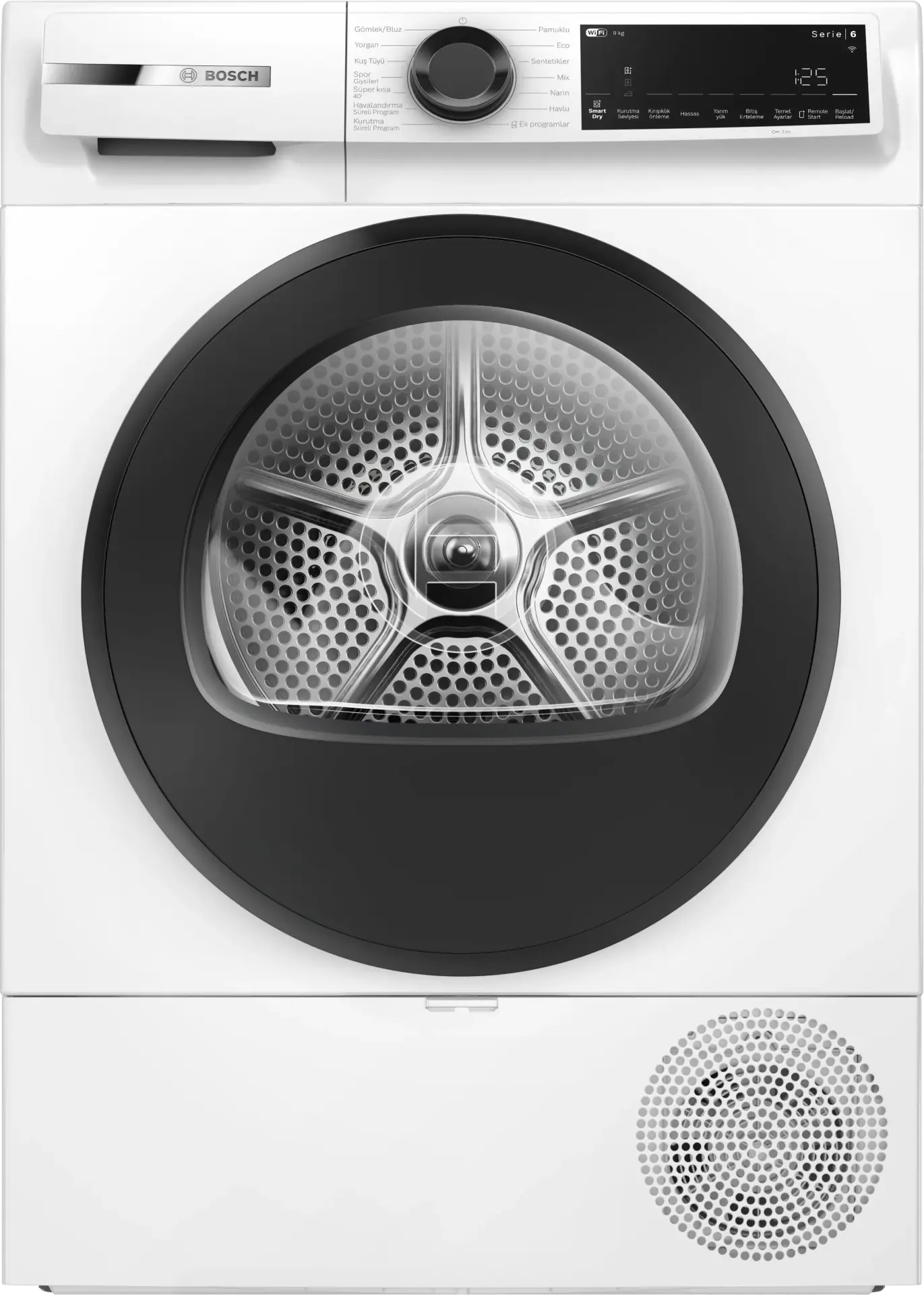 Bosch WQJ24200TR Serie 6 Isı Pompalı Kurutma Makinesi 9 kg