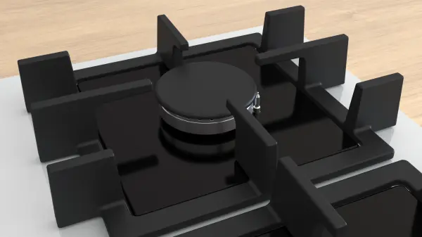 Bosch PNN6B2P40O Serie 4 Gazlı Ocak 60 cm Sert cam, Beyaz