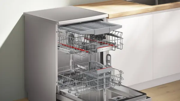 Bosch SMS6EMI63T Serie 6 Solo Bulaşık Makinesi 60 cm Kolay Temizlenebilir Inox