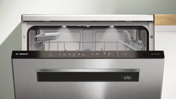 Bosch SMP6ENC60T Serie 6 Solo Bulaşık Makinesi 60 cm Kolay Temizlenebilir Siyah Inox