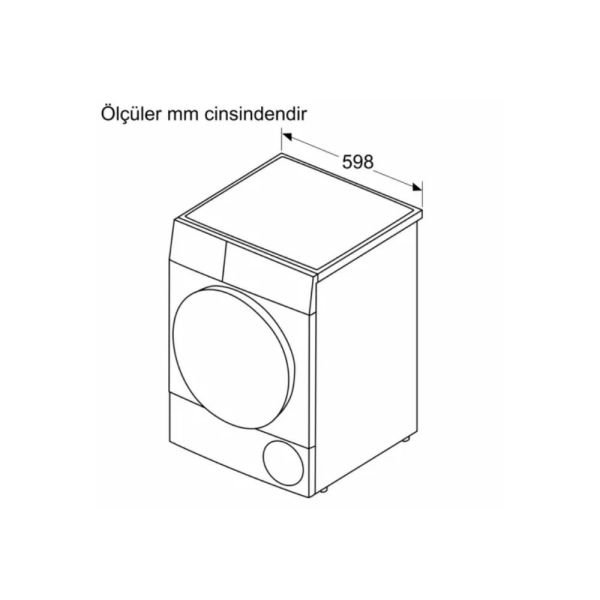 Bosch WQG241A0TR Serie 6 Isı Pompalı Kurutma Makinesi
