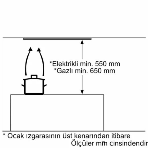 Bosch DLN53AA70 Serie 2 Gömme Aspiratör