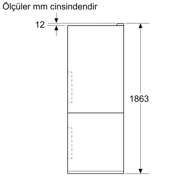 Bosch KGN56VWD0N Serie 4 Alttan Donduruculu Buzdolabı