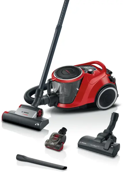 Bosch BGC41PET Serie 6 Toz torbasız Süpürge ProAnimal Kırmızı