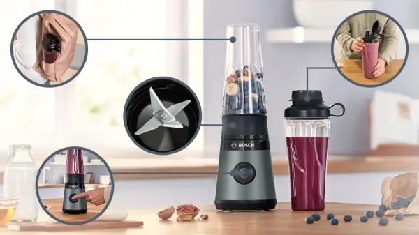 Bosch MMB2111S Serie 2 Blender VitaPower 450 W Gümüş