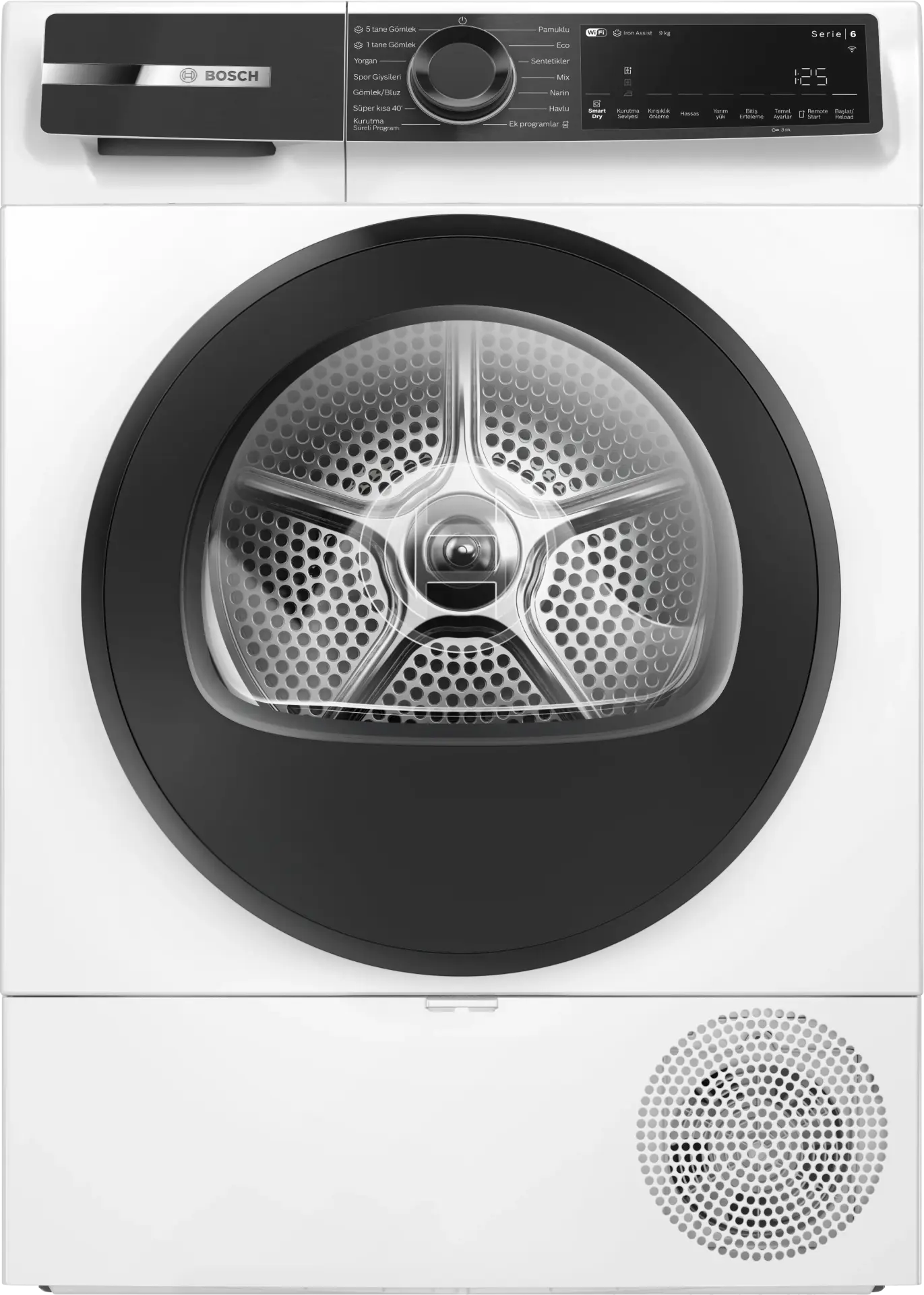 Bosch WQK242C0TR Serie 6 Isı Pompalı Kurutma Makinesi 9 kg