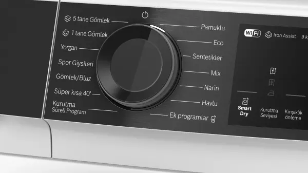 Bosch WQK242C0TR Serie 6 Isı Pompalı Kurutma Makinesi 9 kg