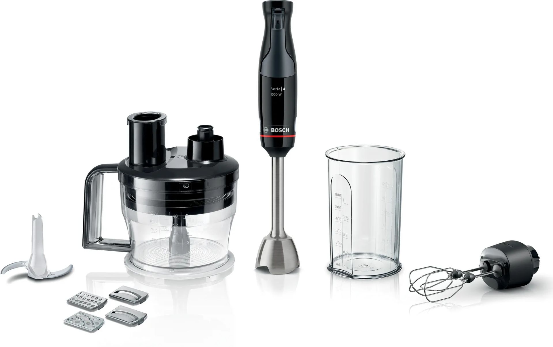 Bosch MSM4B674 Serie 4 El Blenderı ErgoMaster 1000 W Siyah, Antrasit