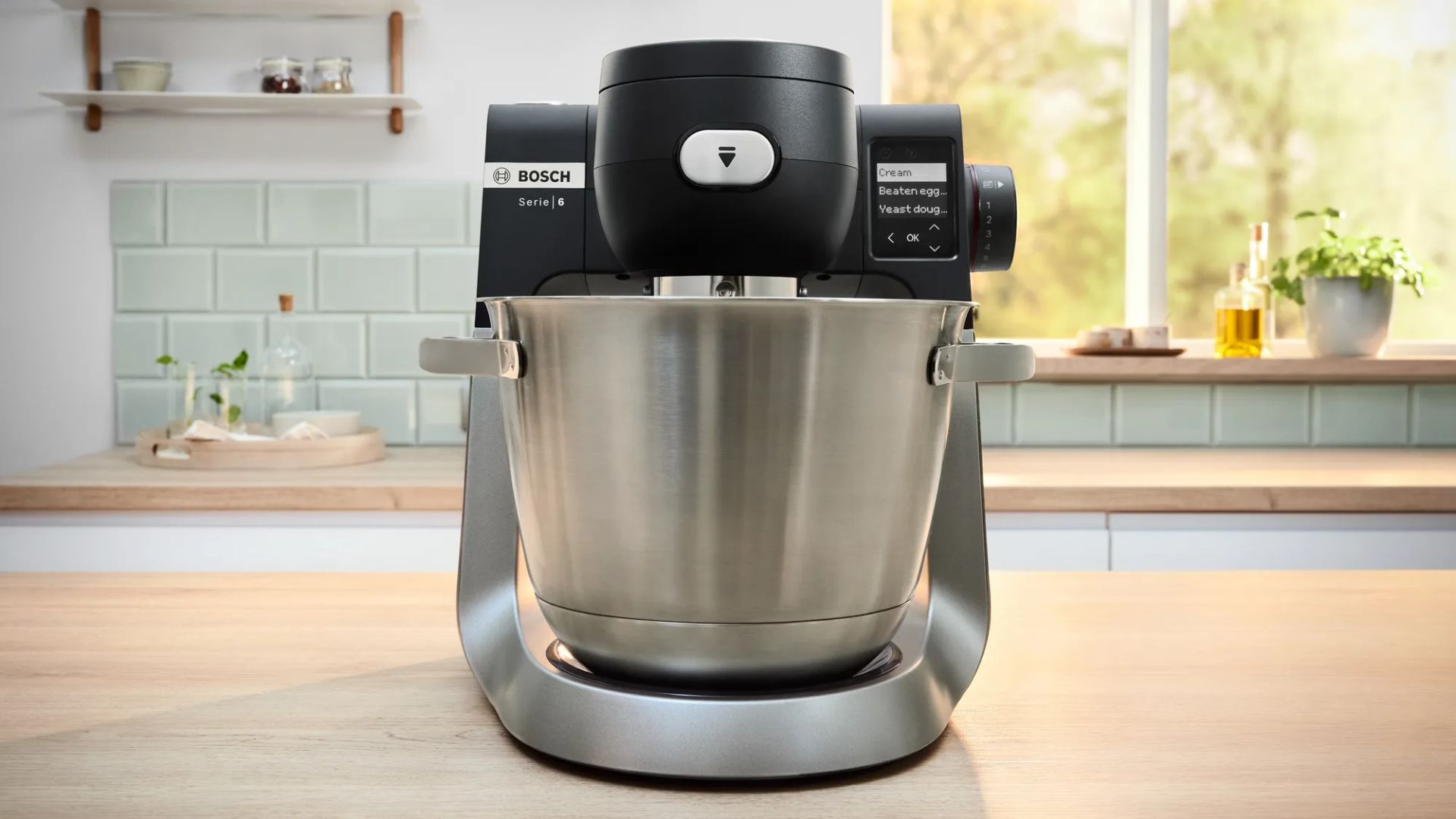 BOSCH MUMS6ZS00 Mutfak Şefi  Siyah paslanmaz çelik