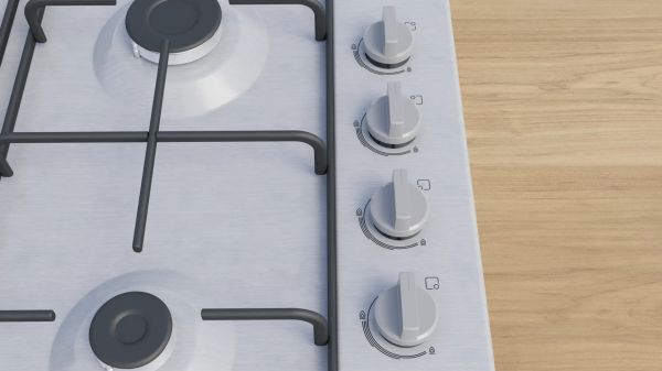 Bosch PBP0C5K80O Serie 2 Set Üstü Gazlı Ocak 60 cm Paslanmaz çelik