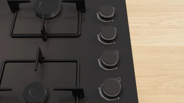 Bosch POP0C6P30O Serie 4 Set Üstü Gazlı Ocak 60 cm Siyah