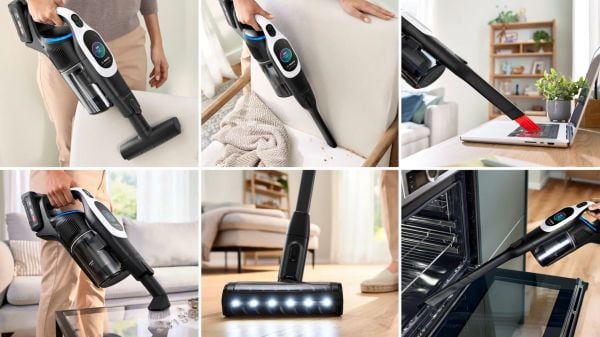 Bosch BCS1041WAC Şarjlı Süpürge Unlimited 10 Beyaz